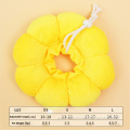 Polyester pet yellow sunflower pet collar